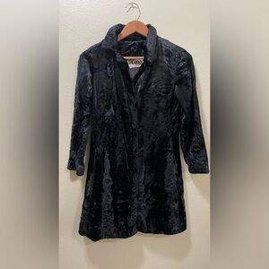 Oops California black 1970s black coat